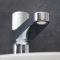 Milano Orta - Modern Push Button High Rise Mono Basin Mixer Tap - Choice of Finish