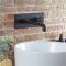 Milano Zandra - Industrial Style Wall Mounted Basin Mixer Tap - Choice of Finish