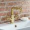 Milano Zandra - Industrial Style Two Handle Mono Basin Mixer Tap - Choice of Finish