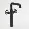 Milano Zandra - Industrial Style High Rise Mono Basin Mixer Tap - Choice of Finish