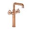 Milano Zandra - Industrial Style High Rise Mono Basin Mixer Tap - Brushed Copper