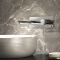 Milano Otto - Modern Wall Mounted Basin Mixer Tap - Choice of Finish