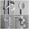 Milano Lune - Modern Thermostatic Freestanding Bath Shower Mixer Tap - Choice of Finish