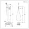 Milano Lune - Modern Thermostatic Freestanding Bath Shower Mixer Tap - Choice of Finish