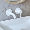 Milano Elements - Modern Wall Mounted Basin Mixer Tap - Choice of Finish