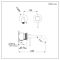 Milano Elements - Modern Wall Mounted Basin Mixer Tap - Choice of Finish