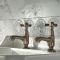 Milano Earlham - Art Deco Basin Pillar Taps - Choice of finish