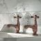 Milano Earlham - Art Deco Basin Pillar Taps - Choice of finish