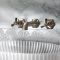 Milano Earlham - Art Deco Wall Mounted 3 Tap-Hole Basin Mixer Tap - Choice of Finish