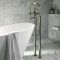 Milano Earlham - Art Deco Freestanding Bath Shower Mixer Tap with Hand Shower - Choice of Finish