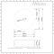 Milano Ballam - White Modern Round Countertop Basin with High Rise Mixer Tap - 400mm x 400mm