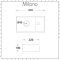 Milano Dalton - White Modern Rectangular Countertop Basin with Deck Mounted Mixer Tap - 410mm x 220mm