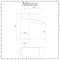 Milano Farington - White Modern Rectangular Countertop Basin with Mono Mixer Tap - 600mm x 420mm
