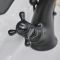 Milano Elizabeth - Traditional Crosshead Mono Basin Mixer Tap - Black