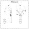 Milano Elizabeth - Traditional Lever Mono Basin Mixer Tap - Choice of Finish