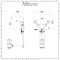 Milano Elizabeth - Traditional Lever Mono Basin Mixer Tap - Choice of Finish