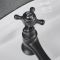 Milano Elizabeth - Traditional Crosshead Basin Pillar Taps - Black