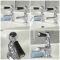 Milano Elizabeth - Traditional Lever Basin Pillar Taps - Chrome and Black