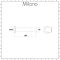 Milano Elizabeth - Traditional Wall Mounted Basin Spout - Chrome