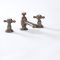 Milano Elizabeth - Traditional 3 Tap-Hole Crosshead Basin Mixer Tap - Oil Rubbed Bronze