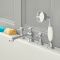 Milano Elizabeth - Traditional Crosshead 4 Tap-Hole Bath Shower Mixer Tap - Choice of Finish