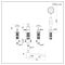 Milano Elizabeth - Traditional Crosshead 4 Tap-Hole Bath Shower Mixer Tap - Choice of Finish