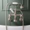 Milano Elizabeth - Traditional Wall Mounted Crosshead Bath Shower Mixer Tap - Choice of Finish