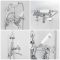 Milano Elizabeth - Traditional Wall Mounted Crosshead Bath Shower Mixer Tap - Chrome and White