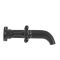 Milano Elizabeth - Traditional Wall Mounted 3 Tap-Hole Crosshead Basin Mixer Tap - Black
