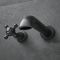 Milano Elizabeth - Traditional Wall Mounted 3 Tap-Hole Crosshead Basin Mixer Tap - Black