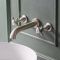 Milano Elizabeth - Traditional Wall Mounted Crosshead 3 Tap-Hole Basin Mixer Tap - Choice of Finish