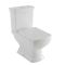 Milano Sandringham - Shower Suite with Quadrant Enclosure, Toilet and Pedestal Basin