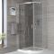 Milano Legend - Shower Suite with Quadrant Enclosure, Toilet and Pedestal Basin