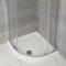 Milano Legend - Shower Suite with Quadrant Enclosure, Toilet and Pedestal Basin