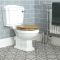 Milano Legend - Shower Suite with Quadrant Enclosure, Toilet and Pedestal Basin