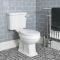 Milano Richmond - Traditional Shower Suite with Quadrant Enclosure, Close Coupled Toilet and Washstand Basin