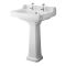 Milano Richmond - Traditional Bathroom Suite with Freestanding Bath, Toilet and Pedestal Basin