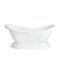Milano Towneley - Traditional Bathroom Suite with Freestanding Bath, Close Coupled Toilet and Pedestal Basin