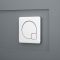 Milano – Modern Square Flush Plate – Chrome