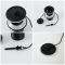 Milano Elizabeth - Traditional Slotted Basin Waste with Chain - Black