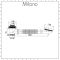 Milano Select - Push Button Bath Waste - Chrome