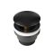 Milano - Universal Push Button Basin Waste - Black