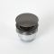 Milano - Universal Push Button Basin Waste - Gun Metal Grey