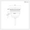 Milano - Universal Square Push Button Basin Waste - Choice of Finish