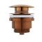 Milano - Universal Round Push Button Basin Waste - Brushed Copper