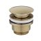 Milano - Universal Round Push Button Basin Waste - Brushed Brass