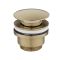 Milano - Universal Round Push Button Basin Waste - Brushed Brass