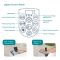 Lay-Z-Spa Hollywood - AirJet Inflatable 6 Person Hot Tub with LED Lights