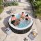 Lay-Z-Spa Hollywood - AirJet Inflatable 6 Person Hot Tub with LED Lights