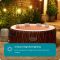 Lay-Z-Spa Hollywood - AirJet Inflatable 6 Person Hot Tub with LED Lights